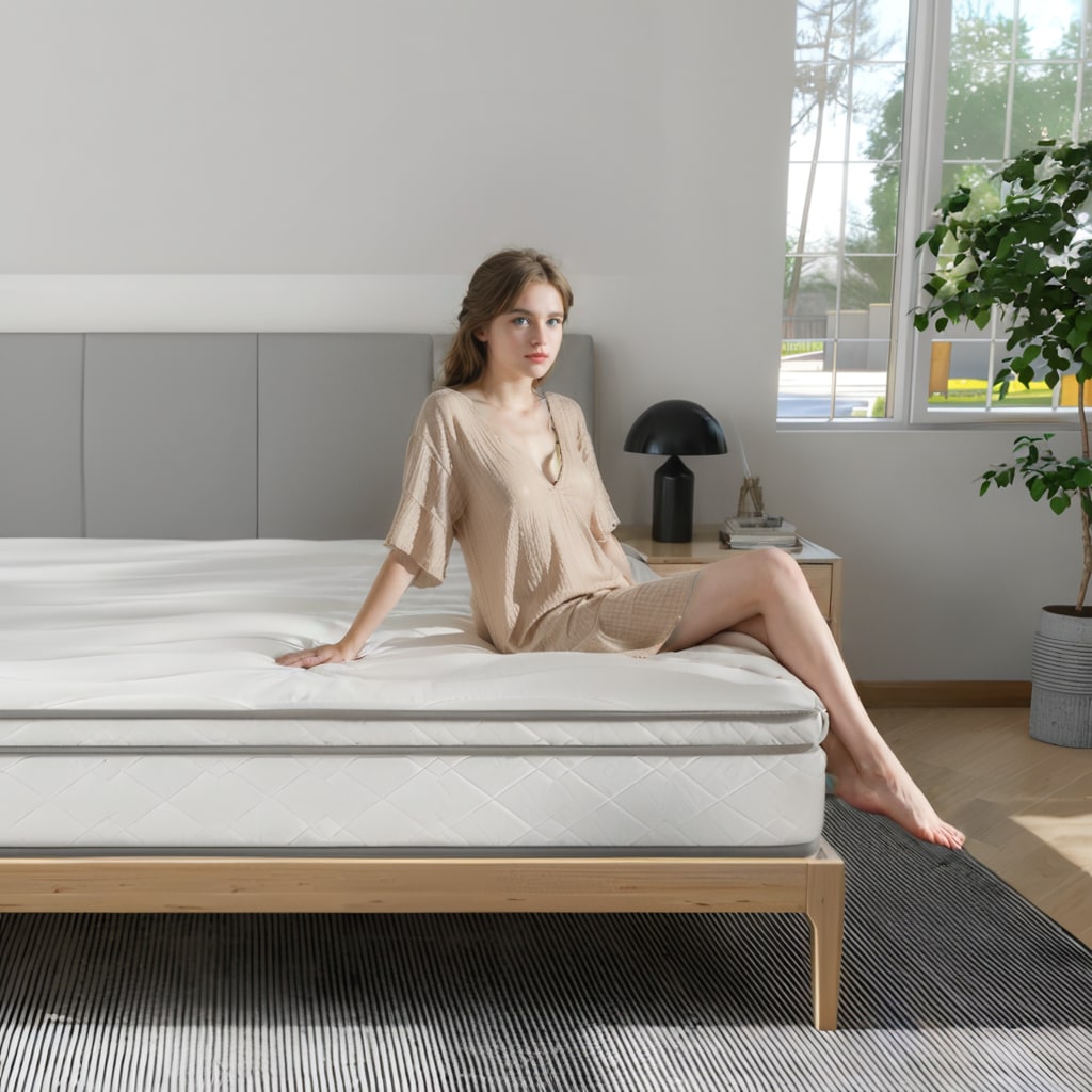 Full Size Mattress,12 Inch Hybrid Mattress In A Box With Gel Memory Foam,Individually Wrapped Pocket Coils Innerspring, CertiPUR-US Certified_voghion.com